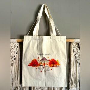Stars Hollow Tote Bag, Fall Tote Bag, Book Tote Bag, Gilmore Girl Ghouls Tote